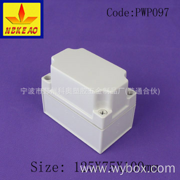 Plastic box electronic enclosure waterproof junction box abs electronic plastic enclosures IP65 PWP097 with size 125*75*100mm